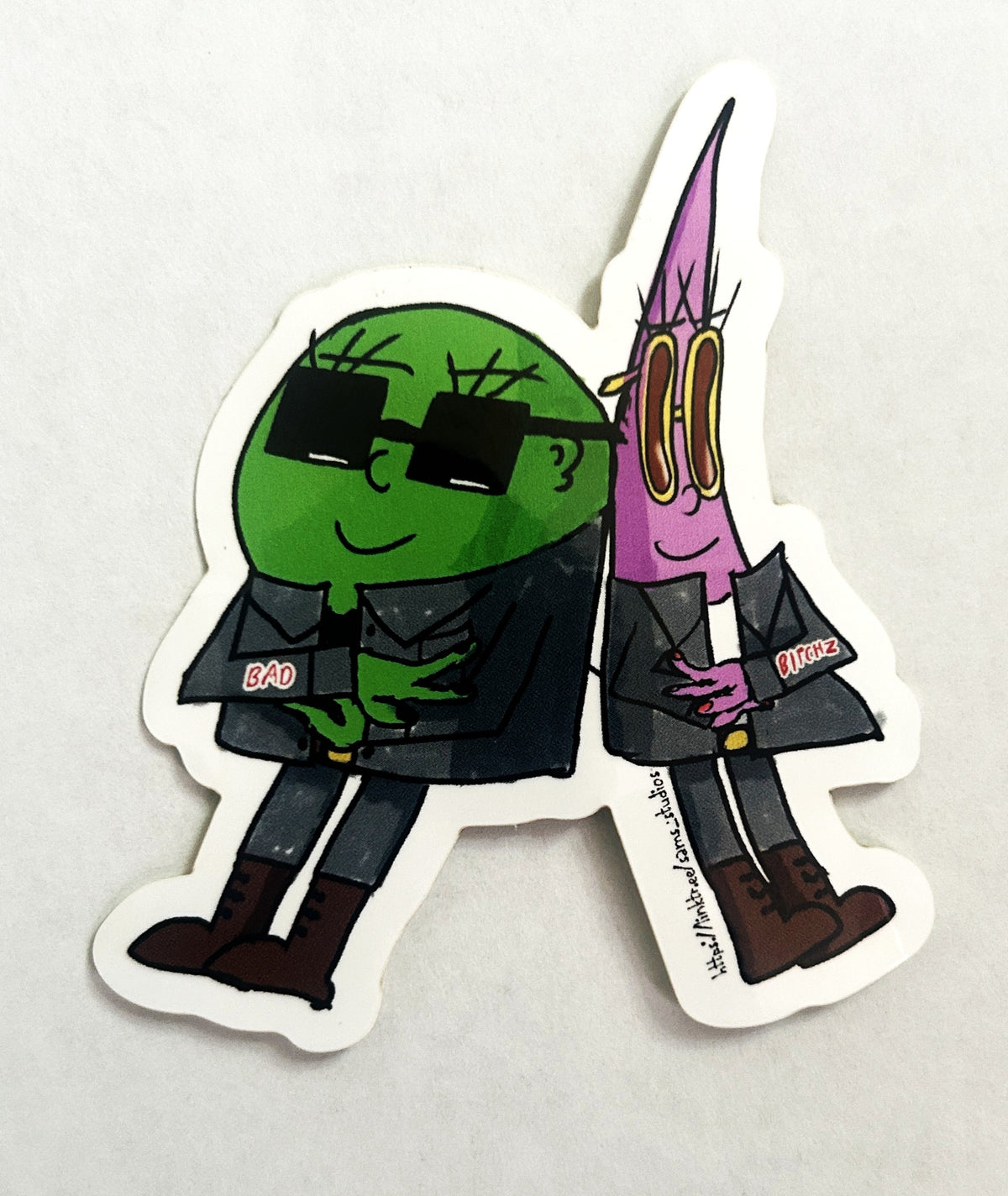 Clara & Pinky Sticker