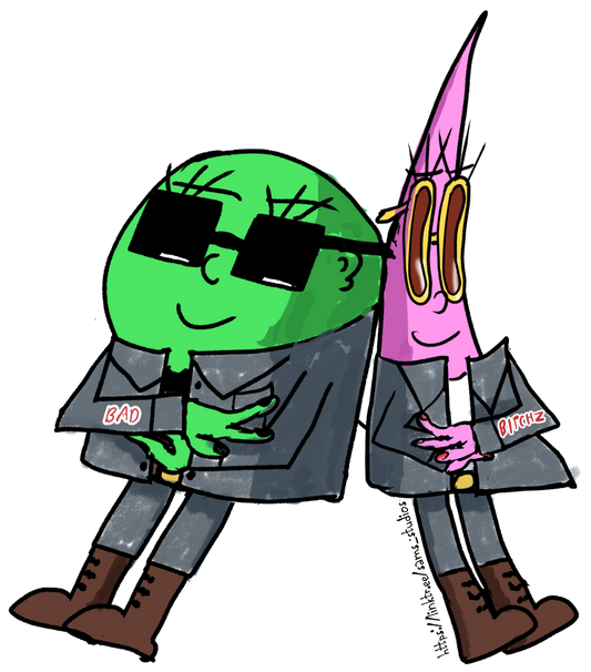 Clara & Pinky Sticker